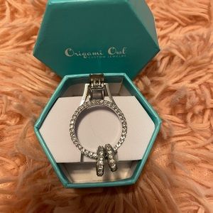 BNIB Origami Owl Lanyard Charm Clip